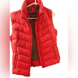EDDIE BAUER puffer vest eb 550 premium goose down women’s size small